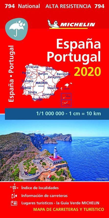 MAPA NATIONAL ESPAÑA - PORTUGAL 2020 "ALTA RESISTENCIA" | 9782067244320 | VARIOS AUTORES | Llibreria La Font de Mimir - Llibreria online Barcelona - Comprar llibres català i castellà