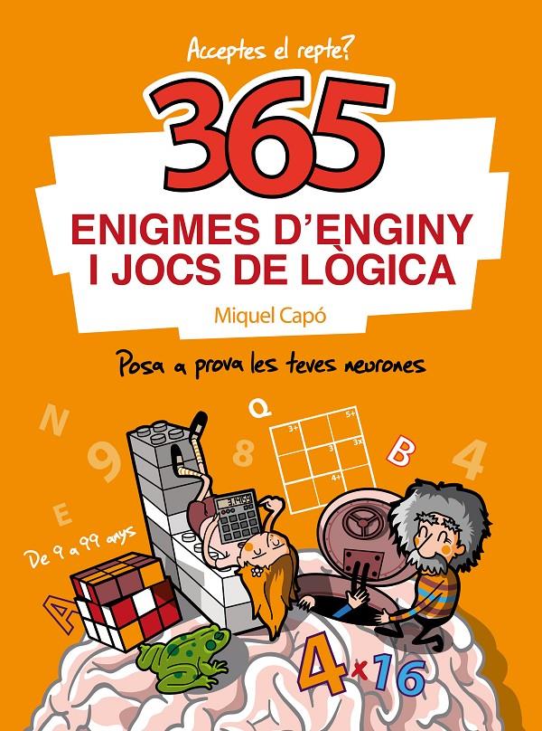 365 ENIGMES D'ENGINY I JOCS DE LÒGICA | 9788418057595 | CAPÓ, MIQUEL | Llibreria La Font de Mimir - Llibreria online Barcelona - Comprar llibres català i castellà