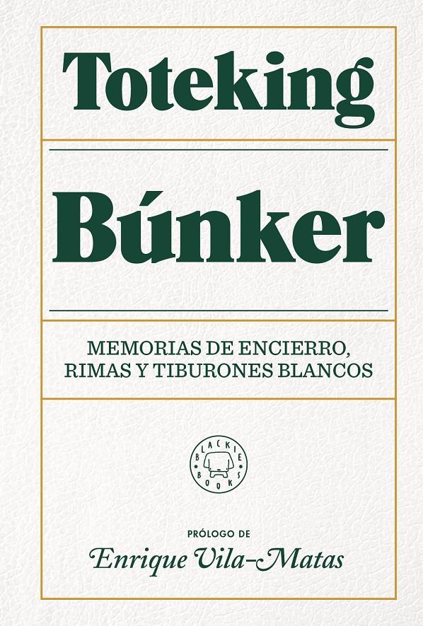 BÚNKER | 9788417552817 | TOTEKING | Llibreria La Font de Mimir - Llibreria online Barcelona - Comprar llibres català i castellà