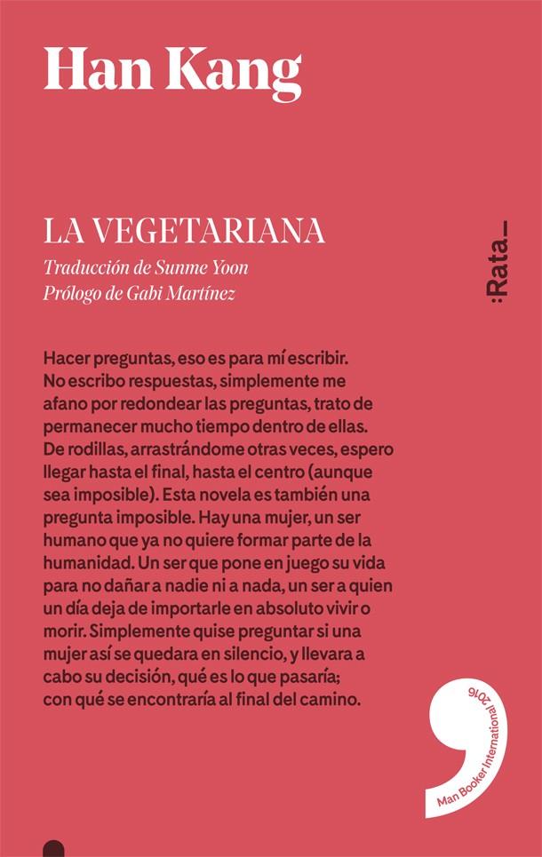 LA VEGETARIANA | 9788416738137 | HAN KANG | Llibreria La Font de Mimir - Llibreria online Barcelona - Comprar llibres català i castellà