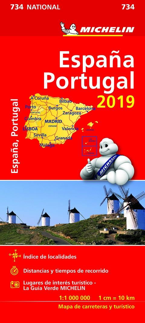MAPA NATIONAL ESPAÑA - PORTUGAL | 9782067236707 | MICHELIN | Llibreria La Font de Mimir - Llibreria online Barcelona - Comprar llibres català i castellà