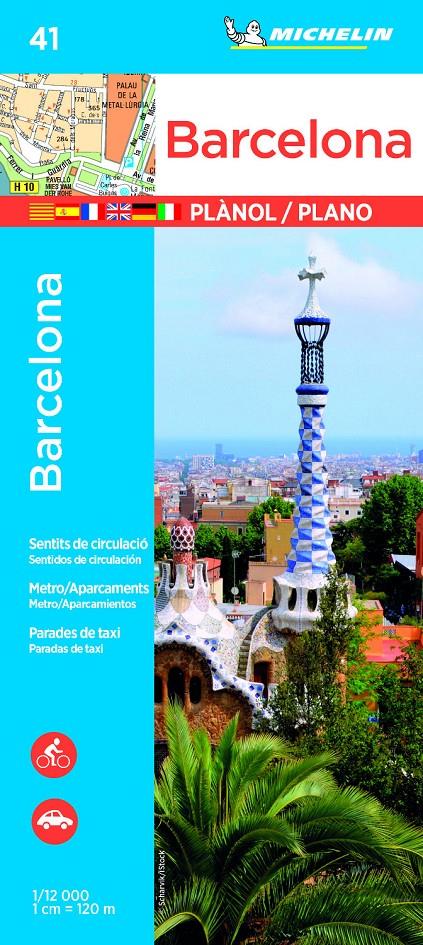 BARCELONA (PLANO) | 9782067228320 | MICHELIN | Llibreria La Font de Mimir - Llibreria online Barcelona - Comprar llibres català i castellà