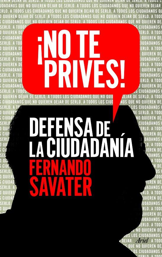 ¡NO TE PRIVES! | 9788434418615 | SAVATER, FERNANDO | Llibreria La Font de Mimir - Llibreria online Barcelona - Comprar llibres català i castellà