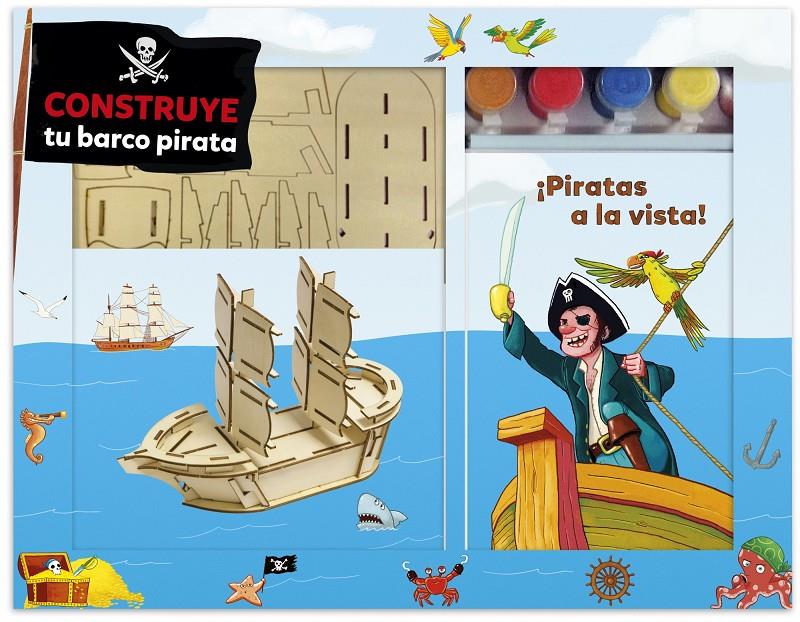 CONSTRUYE TU BARCO PIRATA | 9788497547512 | AA. VV. | Llibreria La Font de Mimir - Llibreria online Barcelona - Comprar llibres català i castellà