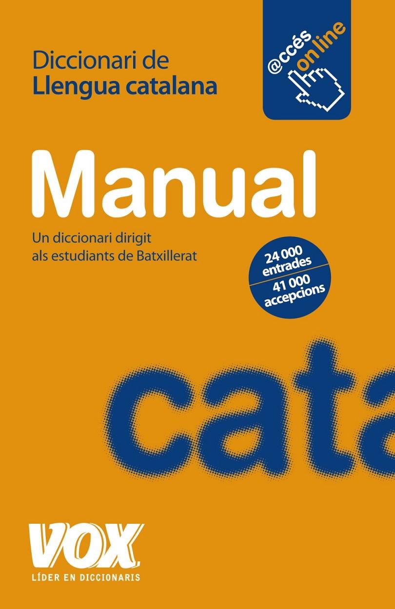 DICCIONARI MANUAL DE LLENGUA CATALANA | 9788471539335 | Llibreria La Font de Mimir - Llibreria online Barcelona - Comprar llibres català i castellà