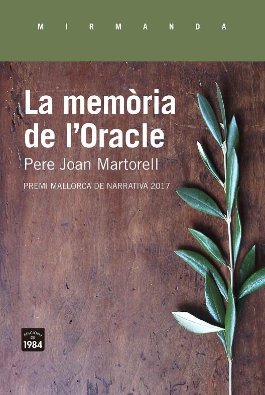 LA MEMÒRIA DE L'ORACLE | 9788416987375 | MARTORELL CASTELLÓ, PERE JOAN | Llibreria La Font de Mimir - Llibreria online Barcelona - Comprar llibres català i castellà