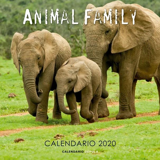 CALENDARIO ANIMAL FAMILY 2020 | 9788448026189 | AA. VV. | Llibreria La Font de Mimir - Llibreria online Barcelona - Comprar llibres català i castellà