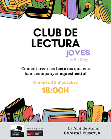 Club de lectura Joves | Llibreria La Font de Mimir - Llibreria online Barcelona - Comprar llibres català i castellà