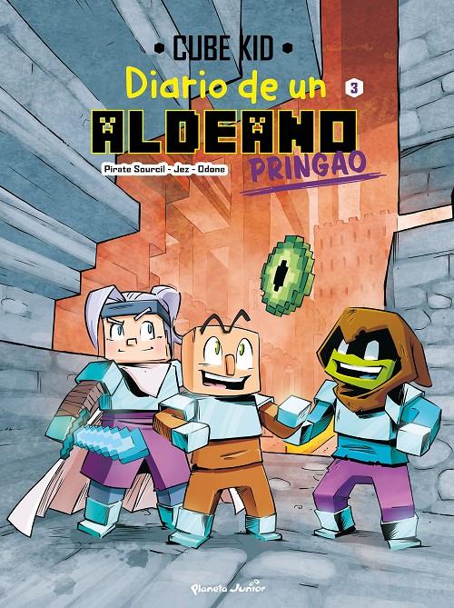 MINECRAFT. DIARIO DE UN ALDEANO PRINGAO. CÓMIC 3 | 9788408251224 | CUBE KID | Llibreria La Font de Mimir - Llibreria online Barcelona - Comprar llibres català i castellà