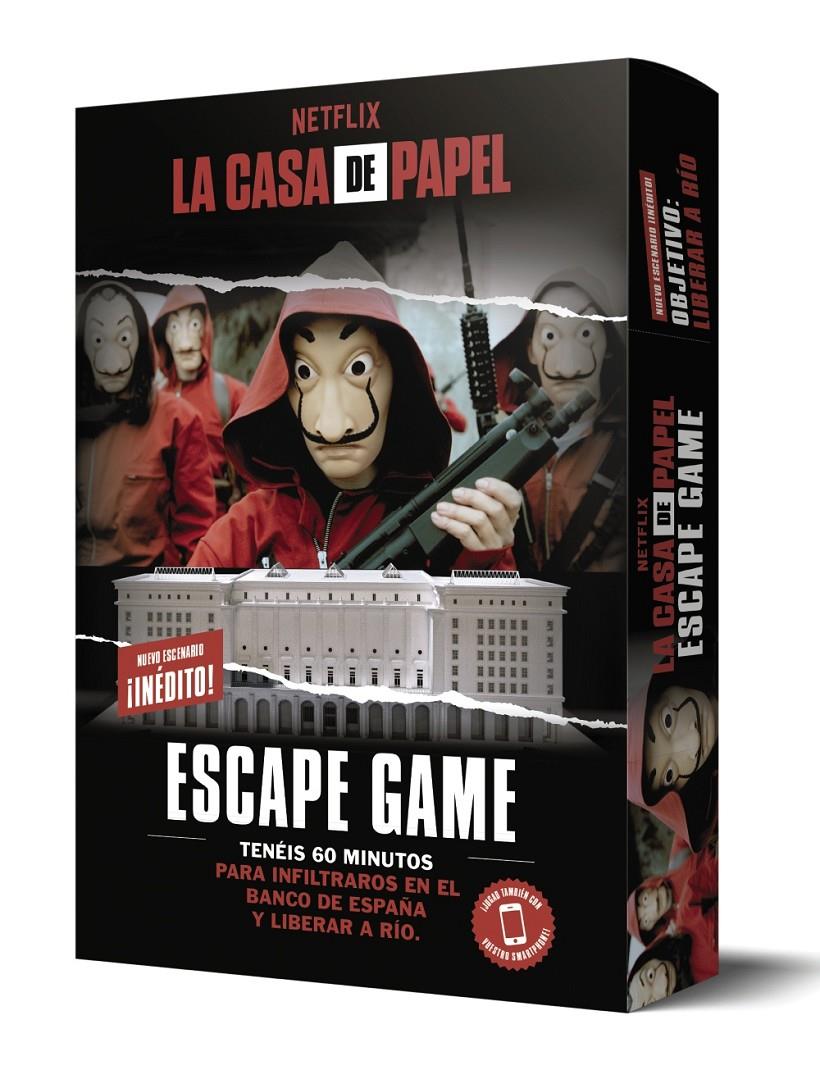 LA CASA DE PAPEL. ESCAPE GAME. OBJETIVO: LIBERAR A RÍO | 9788418100925 | TRENTI, NICOLAS | Llibreria La Font de Mimir - Llibreria online Barcelona - Comprar llibres català i castellà