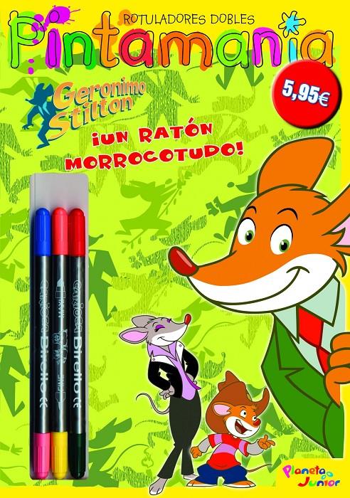 GERONIMO STILTON. ROTULADOR DOBLE | 9788408100898 | GERONIMO STILTON | Llibreria La Font de Mimir - Llibreria online Barcelona - Comprar llibres català i castellà
