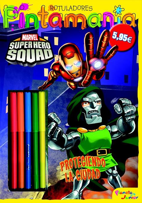 SUPER HERO SQUAD. PINTAMANIA ROTULADORES | 9788408098843 | SUPER HERO SQUAD | Llibreria La Font de Mimir - Llibreria online Barcelona - Comprar llibres català i castellà