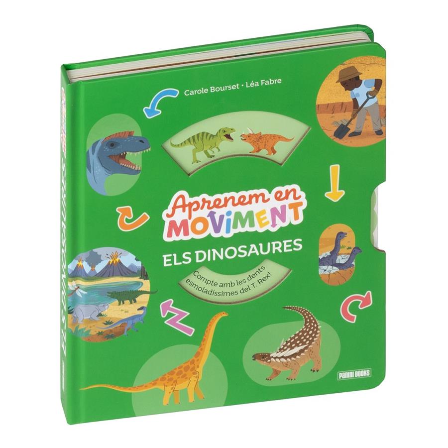 APRENEM EN MOVIMENT, ELS DINOSAURES | 9788410518704 | BOURSET, CAROLE | Llibreria La Font de Mimir - Llibreria online Barcelona - Comprar llibres català i castellà