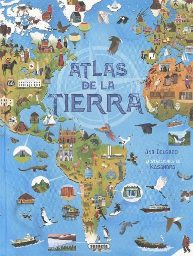 ATLAS DE LA TIERRA | 9788410847439 | DELGADO, ANA | Llibreria La Font de Mimir - Llibreria online Barcelona - Comprar llibres català i castellà