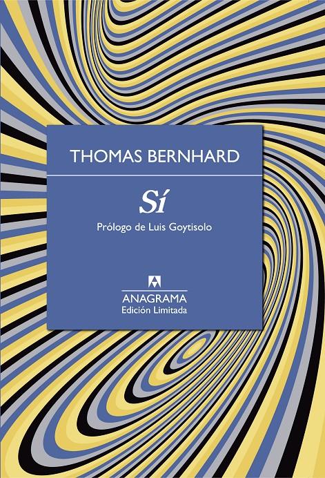 SÍ | 9788433928443 | BERNHARD, THOMAS | Llibreria La Font de Mimir - Llibreria online Barcelona - Comprar llibres català i castellà