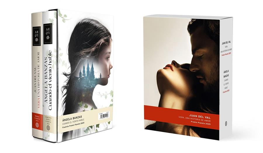 ESTUCHE PREMIO PLANETA 2025: VERA, UNA HISTORIA DE AMOR + CUANDO EL VIENTO HABLE | 9788408311560 | VAL, JUAN DEL/BANZAS, ÁNGELA | Llibreria La Font de Mimir - Llibreria online Barcelona - Comprar llibres català i castellà