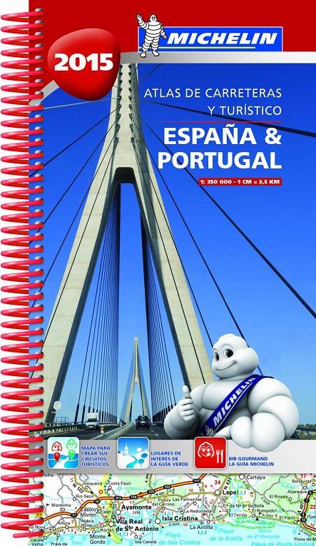 ATLAS DE CARRETERAS Y TURÍSTICO ESPAÑA & PORTUGAL 2015 | 9782067200050 | VARIOS AUTORES | Llibreria La Font de Mimir - Llibreria online Barcelona - Comprar llibres català i castellà