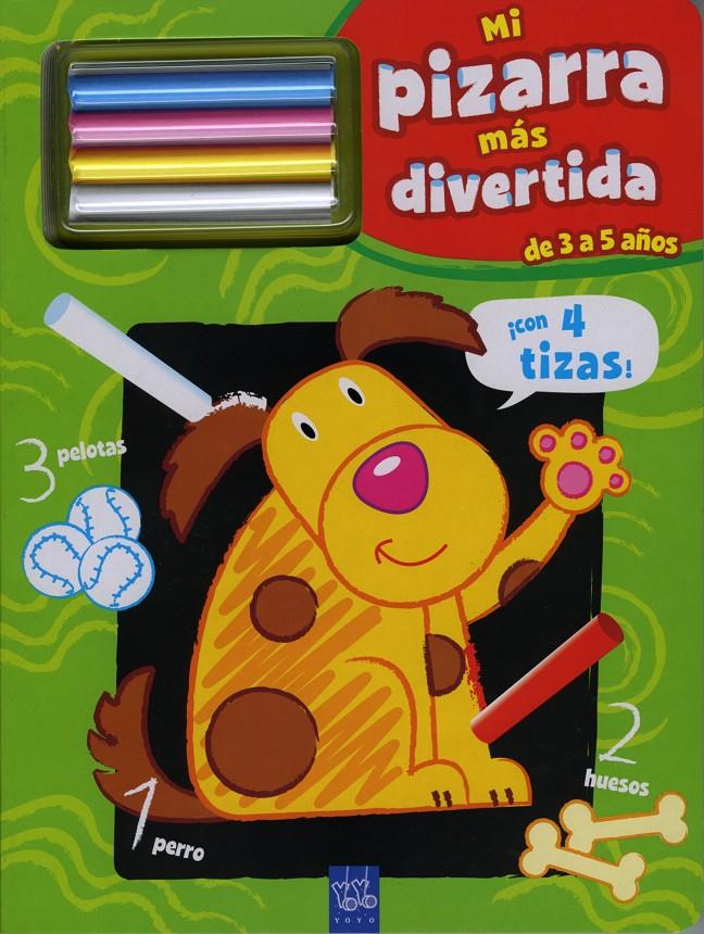 MI DIVERTIDO LIBRO-PIZARRA DE 3 A 5 AÑOS (VERDE) | 9788408098317 | YOYO | Llibreria La Font de Mimir - Llibreria online Barcelona - Comprar llibres català i castellà