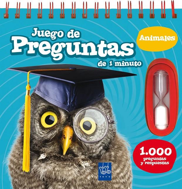 JUEGO DE PREGUNTAS DE 1 MINUTO. ANIMALES | 9788408143260 | YOYO | Llibreria La Font de Mimir - Llibreria online Barcelona - Comprar llibres català i castellà