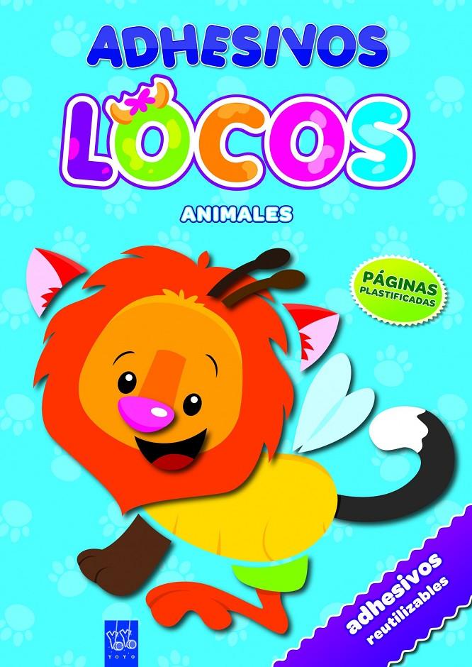 ADHESIVOS LOCOS. ANIMALES | 9788408098348 | VV. AA | Llibreria La Font de Mimir - Llibreria online Barcelona - Comprar llibres català i castellà