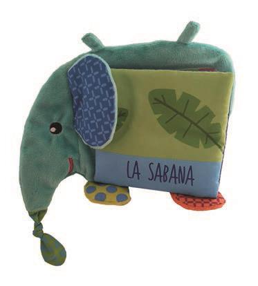 SILUETAS: ELEFANTE Y SUS AMIGOS DE LA SABANA | 9788468356853 | VARIOS AUTORES | Llibreria La Font de Mimir - Llibreria online Barcelona - Comprar llibres català i castellà