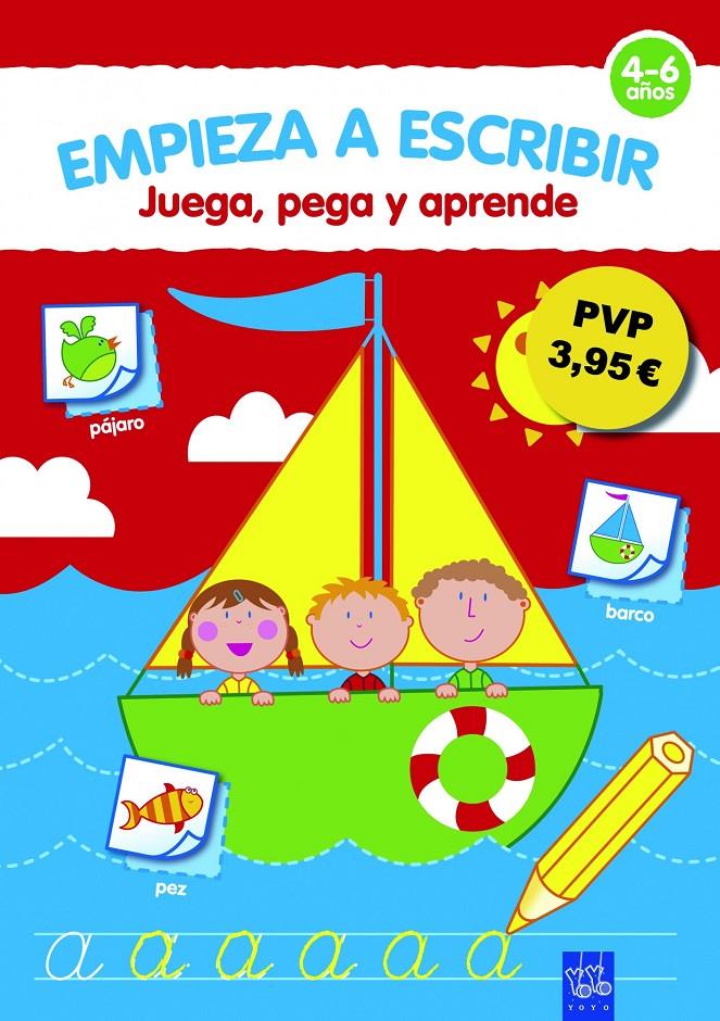 JUEGA, PEGA Y APRENDE. EMPIEA A ESCRIBIR | 9788408108634 | YOYO | Llibreria La Font de Mimir - Llibreria online Barcelona - Comprar llibres català i castellà