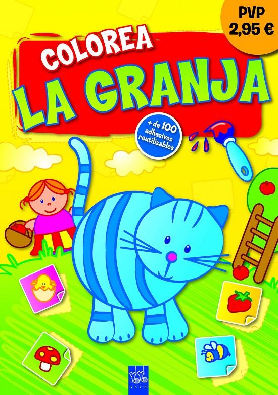 COLOREA LA GRANJA. GATITO | 9788408036609 | YOYO | Llibreria La Font de Mimir - Llibreria online Barcelona - Comprar llibres català i castellà