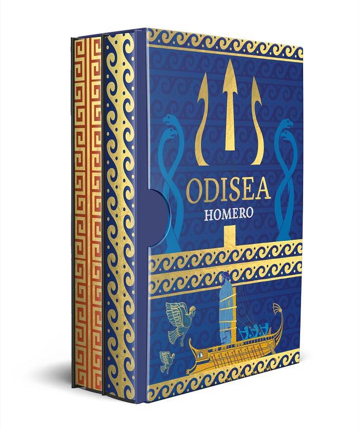 ESTUCHE ILÍADA & ODISEA. EDICIÓN LIMITADA CON CANTOS DECORADOS | 9788408322610 | HOMERO | Llibreria La Font de Mimir - Llibreria online Barcelona - Comprar llibres català i castellà