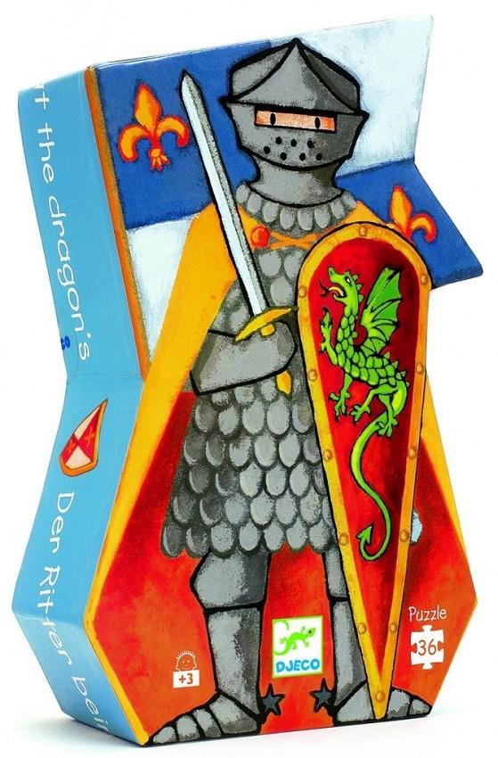 PUZZLE SILUETA EL CAVALLER MEDIEVAL | 3070900072237 | Llibreria La Font de Mimir - Llibreria online Barcelona - Comprar llibres català i castellà