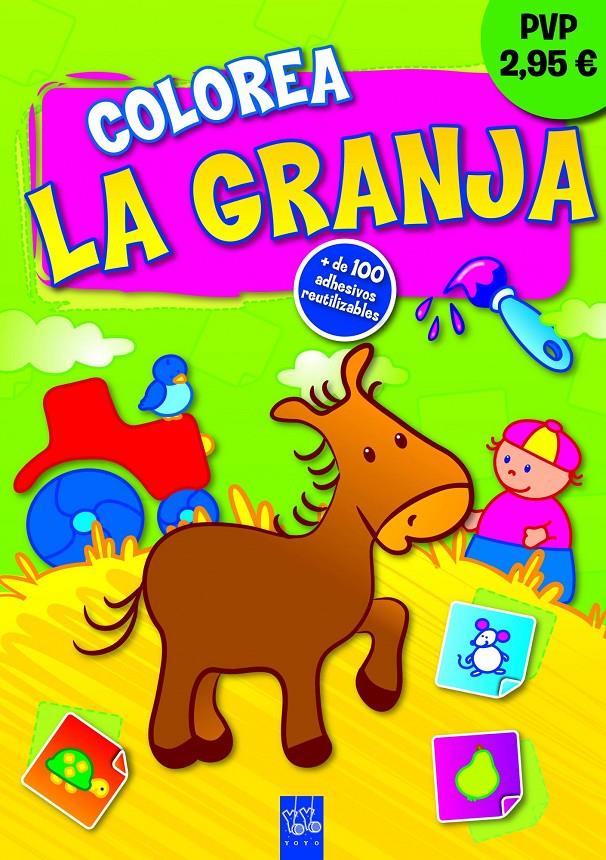 COLOREA LA GRANJA. BURRITO | 9788408036623 | YOYO | Llibreria La Font de Mimir - Llibreria online Barcelona - Comprar llibres català i castellà