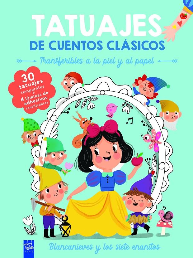 TATUAJES DE CUENTOS CLÁSICOS. BLANCANIEVES | 9788408295891 | YOYO | Llibreria La Font de Mimir - Llibreria online Barcelona - Comprar llibres català i castellà