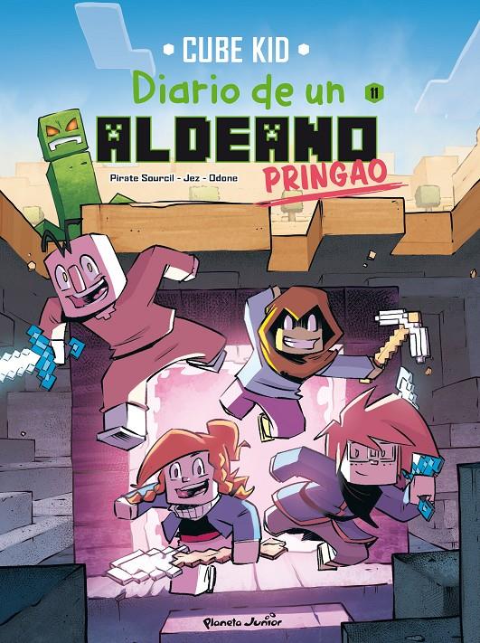 MINECRAFT. DIARIO DE UN ALDEANO PRINGAO. CÓMIC 11 | 9788408308997 | CUBE KID | Llibreria La Font de Mimir - Llibreria online Barcelona - Comprar llibres català i castellà
