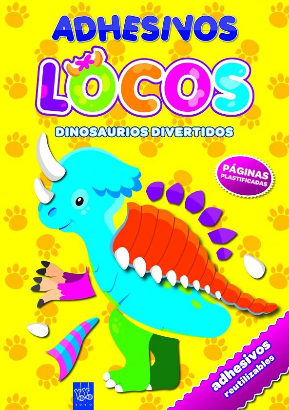 ADHESIVOS LOCOS. DINOSAURIOS DIVERTIDOS | 9788408098355 | YOYO | Llibreria La Font de Mimir - Llibreria online Barcelona - Comprar llibres català i castellà