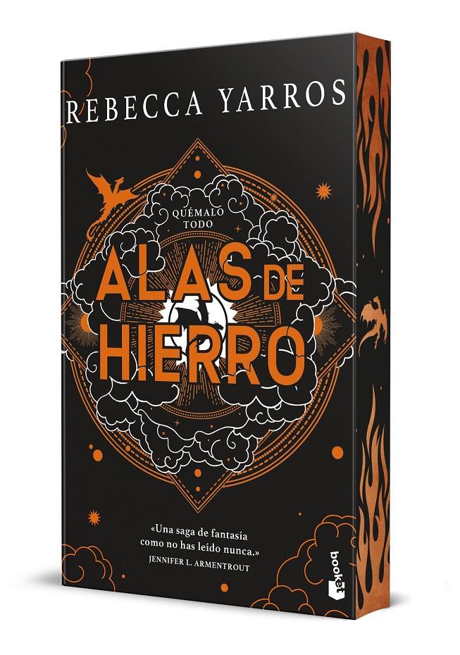 ALAS DE HIERRO. EDICIÓN ESPECIAL LIMITADA CON CANTOS DECORADOS | 9788408326472 | YARROS, REBECCA | Llibreria La Font de Mimir - Llibreria online Barcelona - Comprar llibres català i castellà