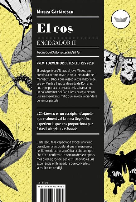 EL COS | 9788417339524 | CARTARESCU, MIRCEA | Llibreria La Font de Mimir - Llibreria online Barcelona - Comprar llibres català i castellà