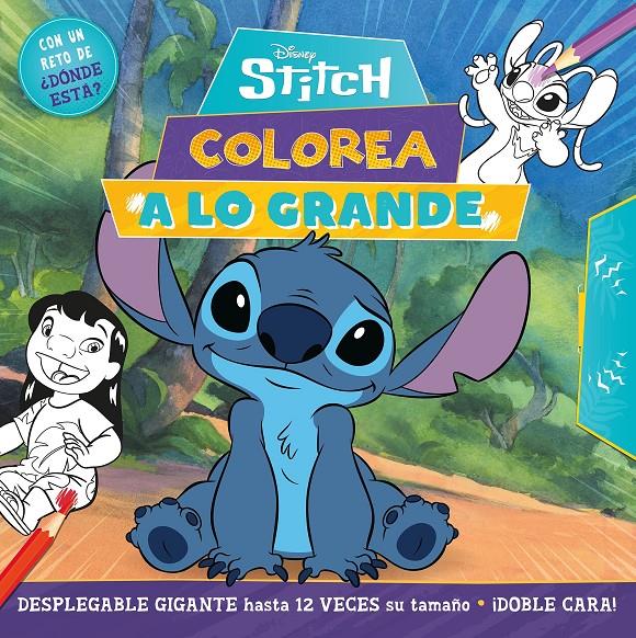 STITCH. ¡COLOREA A LO GRANDE! | 9791387526931 | DISNEY | Llibreria La Font de Mimir - Llibreria online Barcelona - Comprar llibres català i castellà