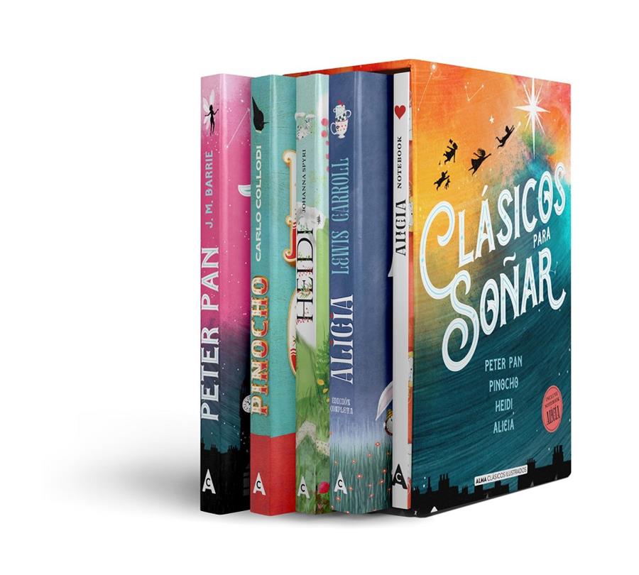 ESTUCHE - CLÁSICOS PARA SOÑAR | 9788418395789 | VARIOS AUTORES | Llibreria La Font de Mimir - Llibreria online Barcelona - Comprar llibres català i castellà