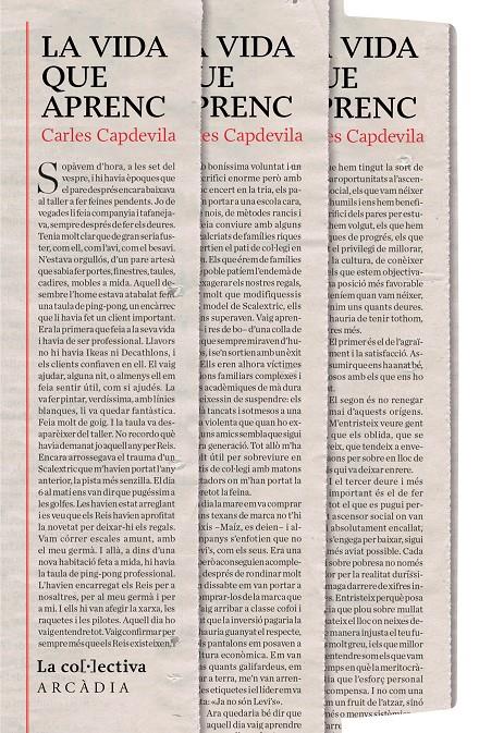 LA VIDA QUE APRENC | 9791387800024 | CAPDEVILA I PLANDIURA, CARLES | Llibreria La Font de Mimir - Llibreria online Barcelona - Comprar llibres català i castellà