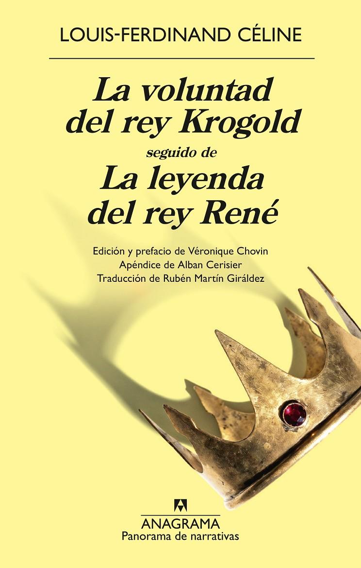 LA VOLUNTAD DEL REY KROGOLD SEGUIDO DE LA LEYENDA DEL REY RENÉ | 9788433950888 | CÉLINE, LOUIS-FERDINAND | Llibreria La Font de Mimir - Llibreria online Barcelona - Comprar llibres català i castellà