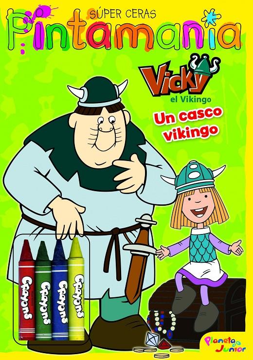 WICKIE EL VIKINGO. PINTAMANÍA SÚPER CERAS. UN CASC | 9788408109471 | VIVKY EL VIKINGO | Llibreria La Font de Mimir - Llibreria online Barcelona - Comprar llibres català i castellà