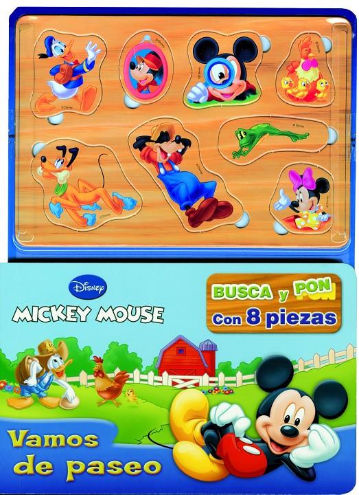 MICKEY MOUSE. BUSCA Y PON. VAMOS DE PASEO | 9788499513911 | DISNEY | Llibreria La Font de Mimir - Llibreria online Barcelona - Comprar llibres català i castellà