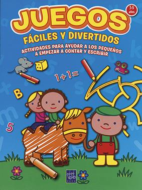 JUEGOS FÁCILES Y DIVERTIDOS | 9788408036449 | YOYO | Llibreria La Font de Mimir - Llibreria online Barcelona - Comprar llibres català i castellà