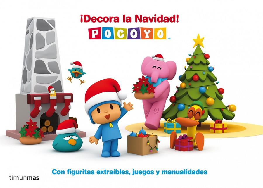POCOYO DECORA NAVIDAD | 9788408008026 | ZINKIA ENTERTAINMENT, S. A. | Llibreria La Font de Mimir - Llibreria online Barcelona - Comprar llibres català i castellà