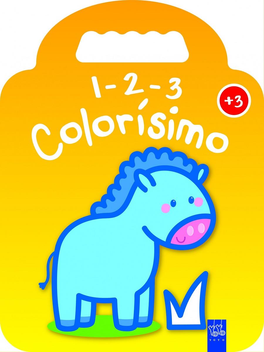1-2-3 COLORÍSIMO +3 - PONI | 9788408134138 | YOYO | Llibreria La Font de Mimir - Llibreria online Barcelona - Comprar llibres català i castellà