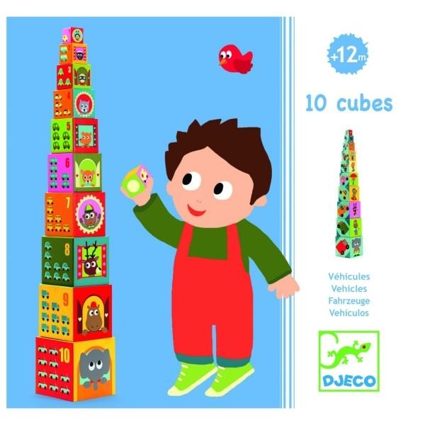 10 CUBOS VEHICULOS | 3070900085084 | Llibreria La Font de Mimir - Llibreria online Barcelona - Comprar llibres català i castellà