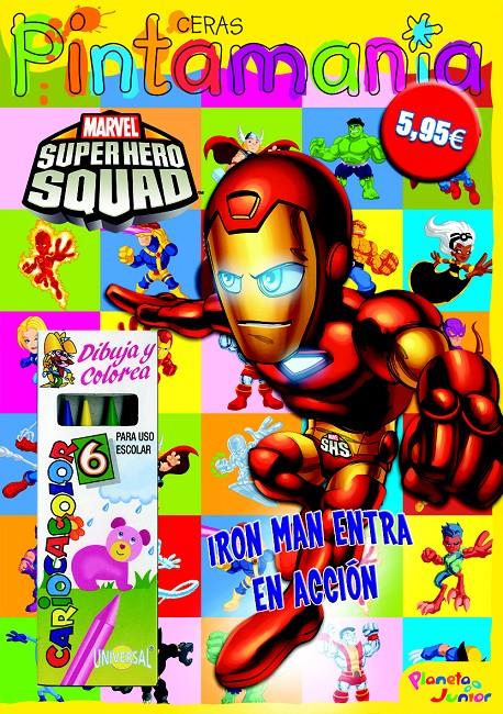 SUPER HERO SQUAD. PINTAMANIA CERAS | 9788408098850 | SUPER HERO SQUAD | Llibreria La Font de Mimir - Llibreria online Barcelona - Comprar llibres català i castellà