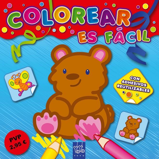 COLOREAR ES FÁCIL. AZUL | 9788408108924 | YOYO | Llibreria La Font de Mimir - Llibreria online Barcelona - Comprar llibres català i castellà