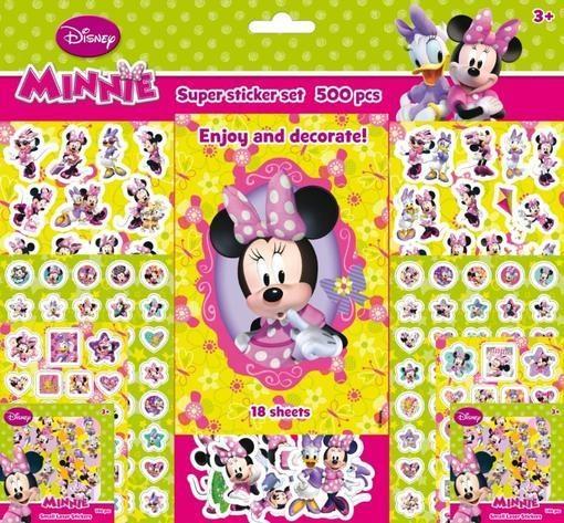 MINNIE SÚPER SET DE PEGATINAS 500 | 8595593806525 | AA.VV | Llibreria La Font de Mimir - Llibreria online Barcelona - Comprar llibres català i castellà