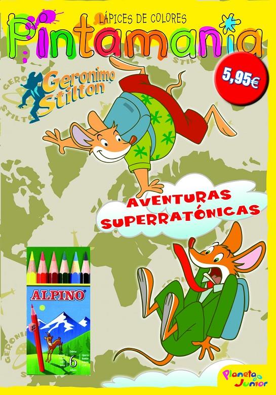 GERONIMO STILTON. PINTAMANIA LAPICES DE COLORES | 9788408100881 | GERONIMO STILTON | Llibreria La Font de Mimir - Llibreria online Barcelona - Comprar llibres català i castellà
