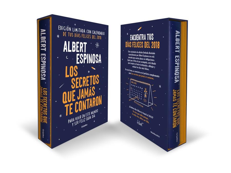 EDICIÓN ESPECIAL CON CALENDARIO 2018, LOS SECRETOS QUE JAMÁS TE CONTARON | 9788425355905 | ALBERT ESPINOSA | Llibreria La Font de Mimir - Llibreria online Barcelona - Comprar llibres català i castellà